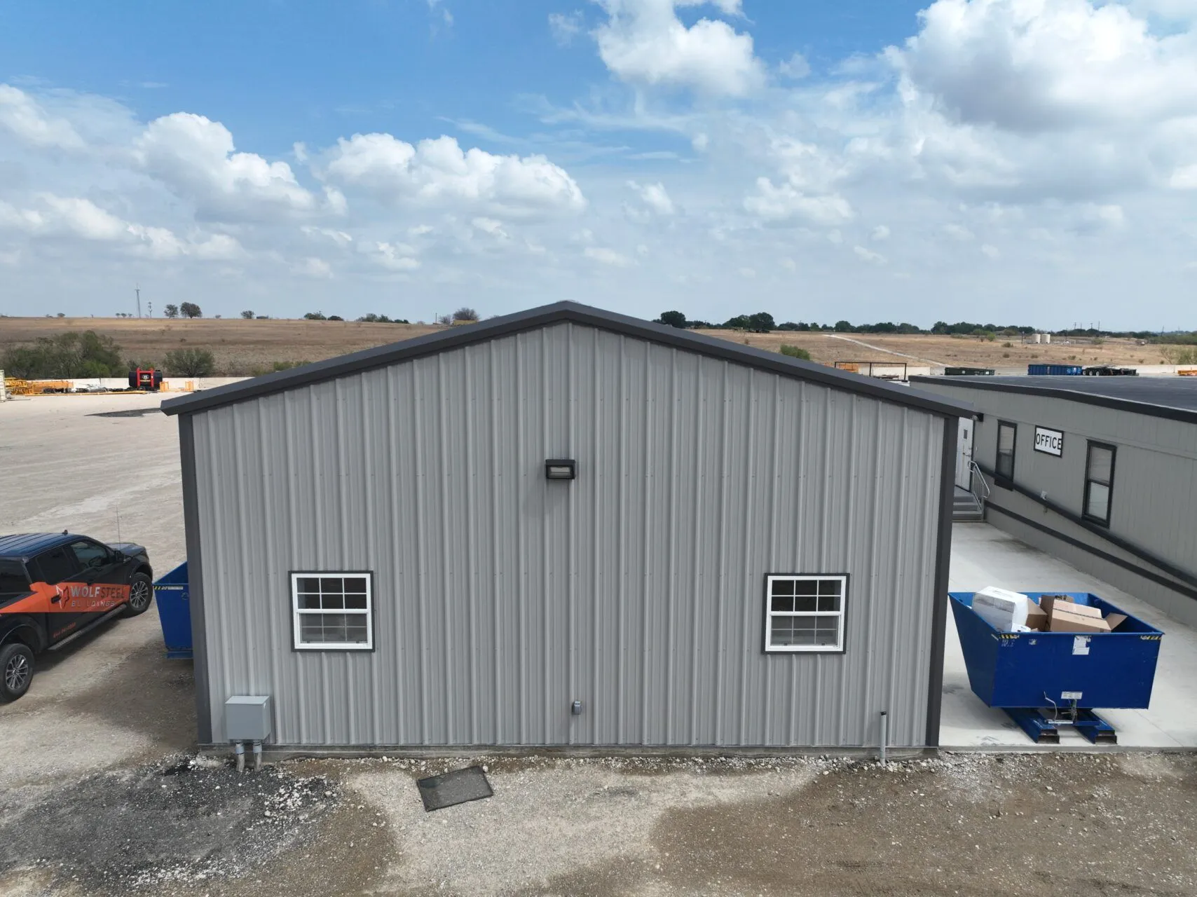 30x50 Engineered Weld Up Red Iron Building 30x50 Engineered Weld Up Red Iron Building