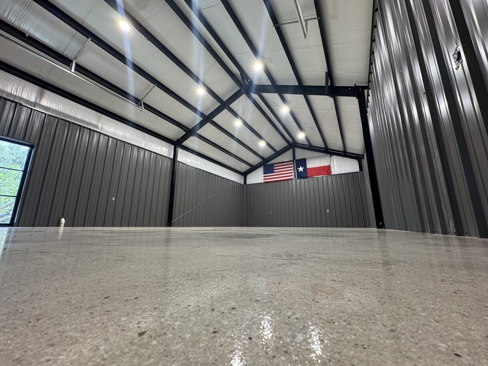 30x50 Red Iron Bolt Up Metal Building in Dripping Springs, TX. 30x50 Red Iron Bolt Up Metal Building in Dripping Springs, TX.