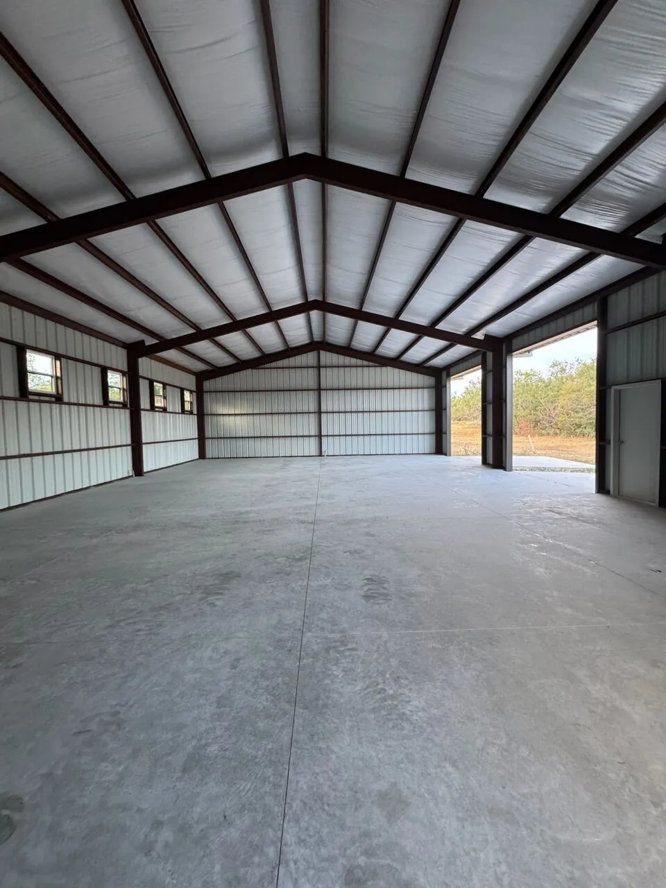 40x60 Weld Up Metal Storage with Concrete Stairs in Lockhart, TX. 40x60 Weld Up Metal Storage with Concrete Stairs in Lockhart, TX.