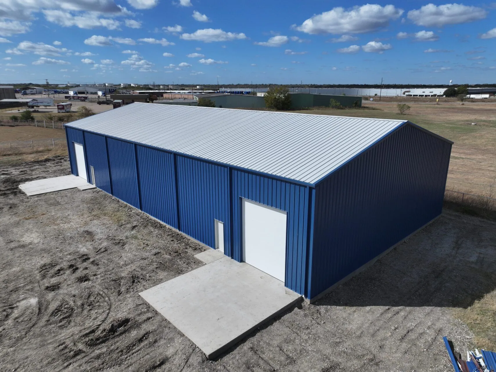 60X120 Commercial Red Iron Storage in Corsicana, TX. 60X120 Commercial Red Iron Storage in Corsicana, TX.