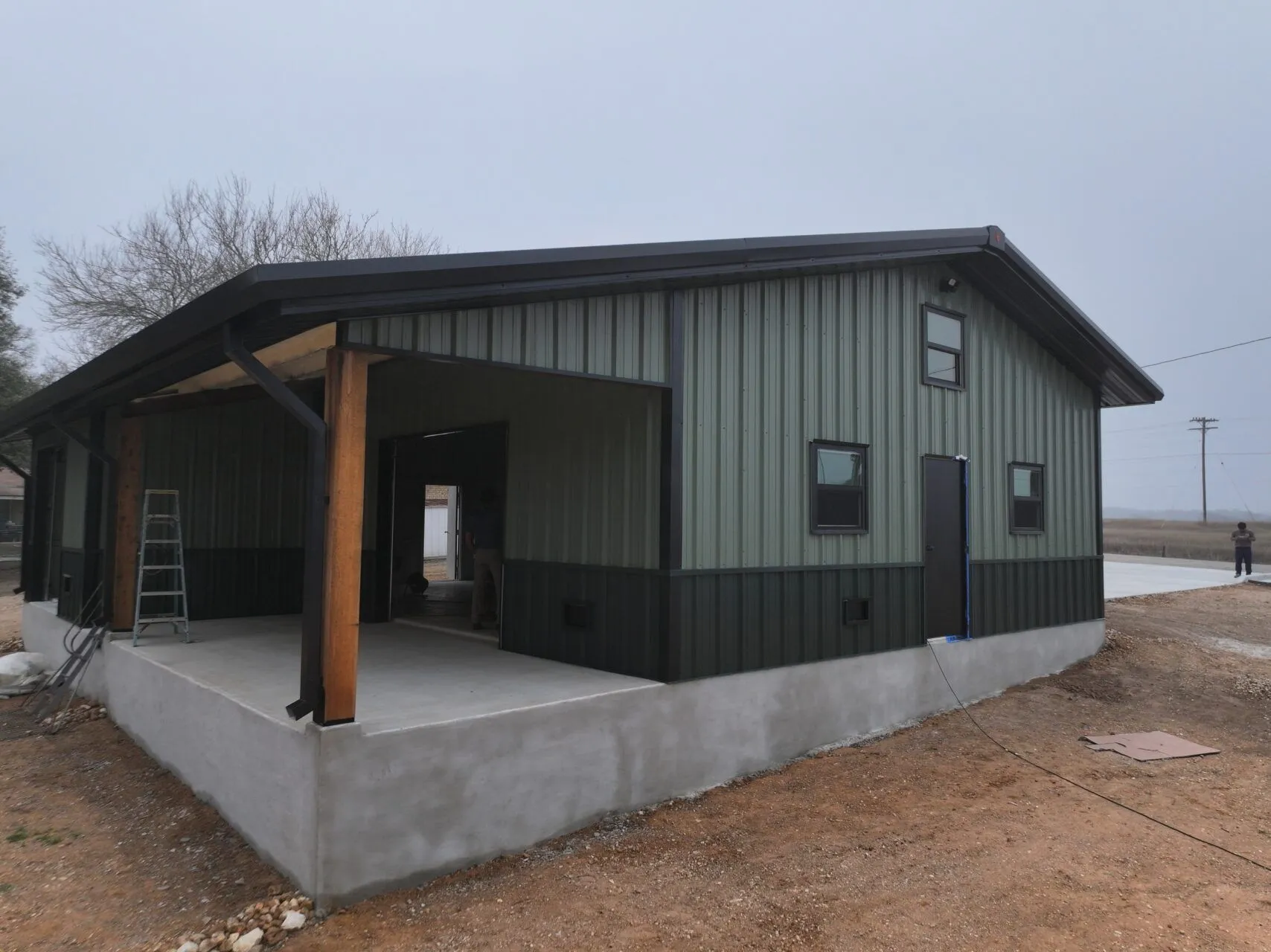 30x40 Metal Building for Storage & Family Space in Seguin, TX. 30x40 Metal Building for Storage & Family Space in Seguin, TX.