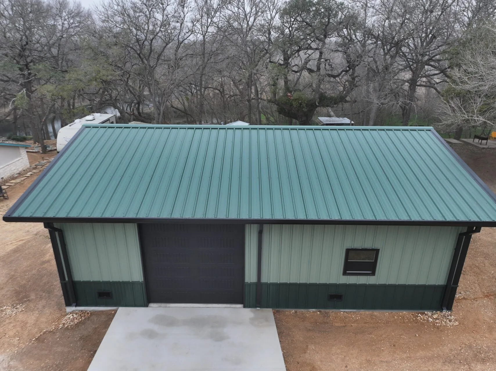 30x40 Metal Building for Storage & Family Space in Seguin, TX. 30x40 Metal Building for Storage & Family Space in Seguin, TX.