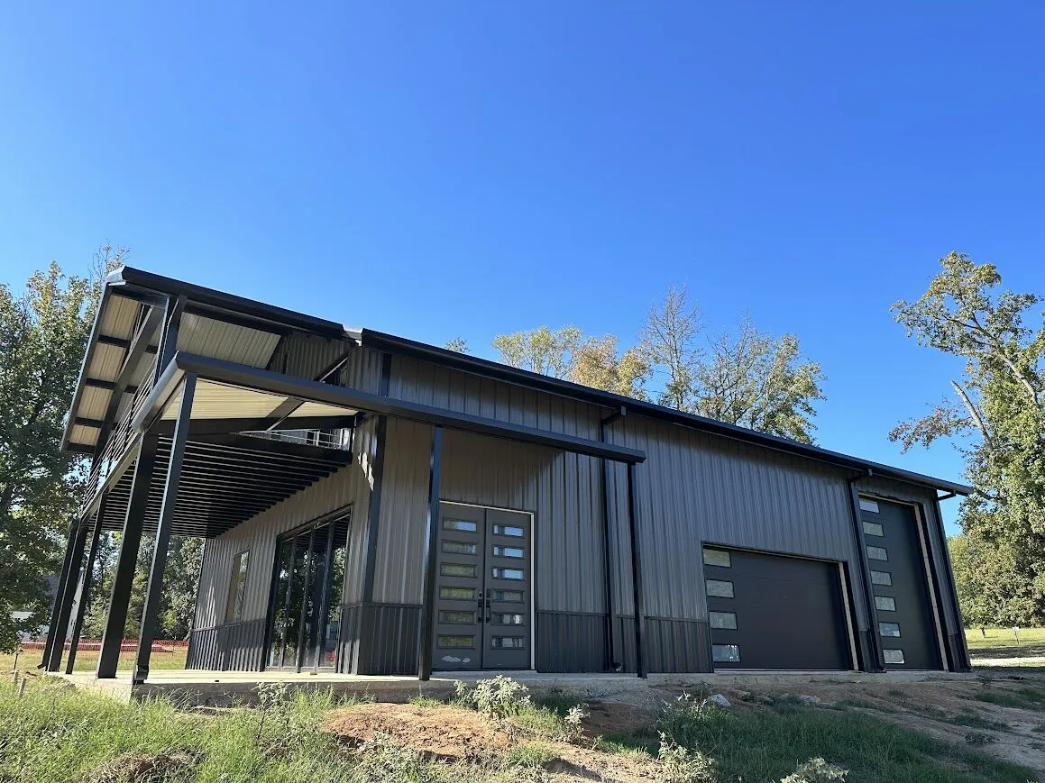 Carraway_Right 36x55 Black and Grey Red Iron Building