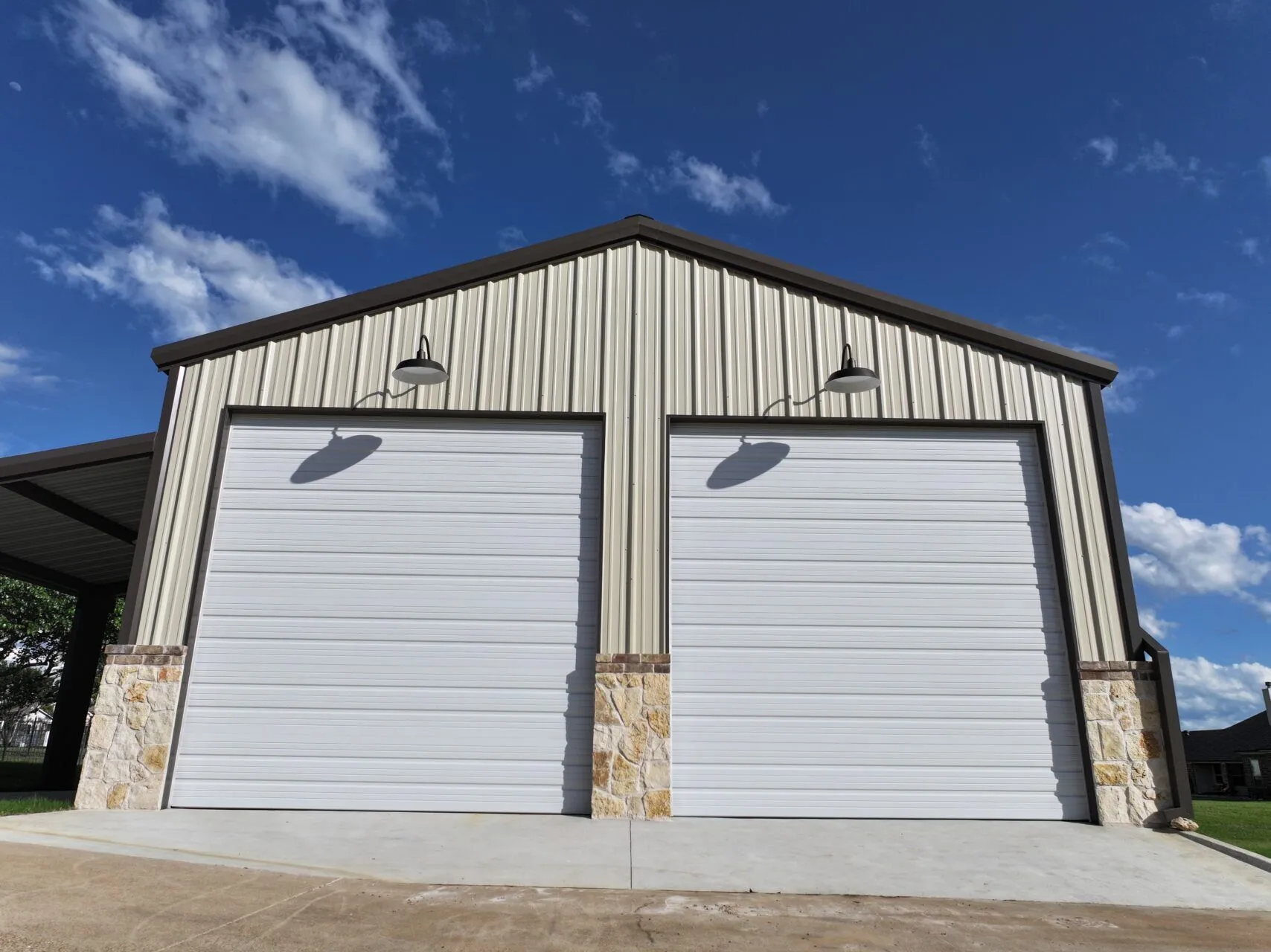 30x36 Weld Up Metal Building in Burleson, TX 30x36 Weld Up Metal Building