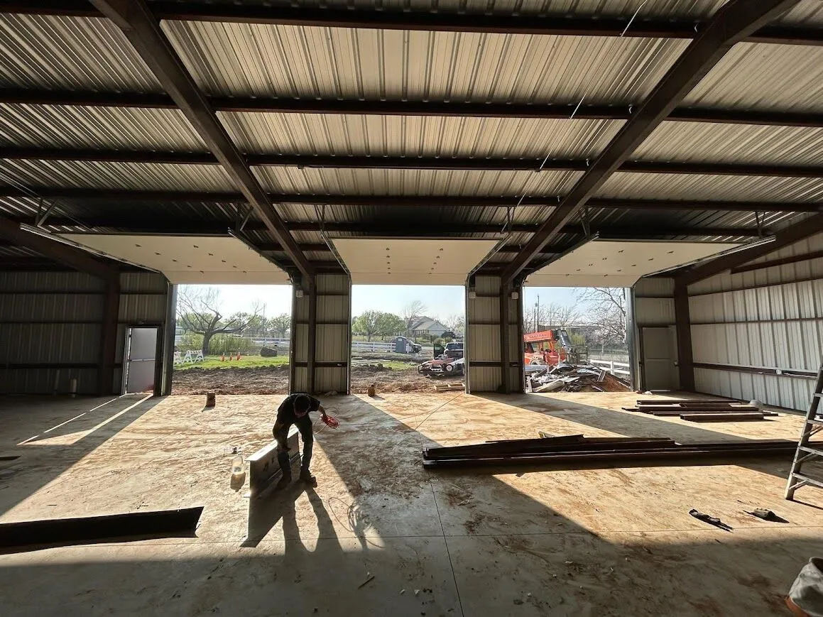 50×80 Weld Up Red Iron Steel Building 50×80 Weld Up Red Iron Steel Building