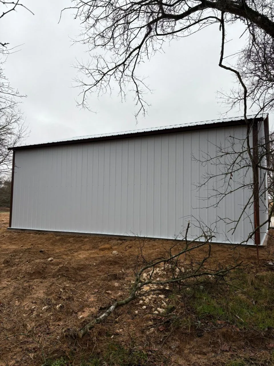 26x30 Metal Storage Building in Covington, TX. 26x30 Metal Storage Building in Covington, TX.