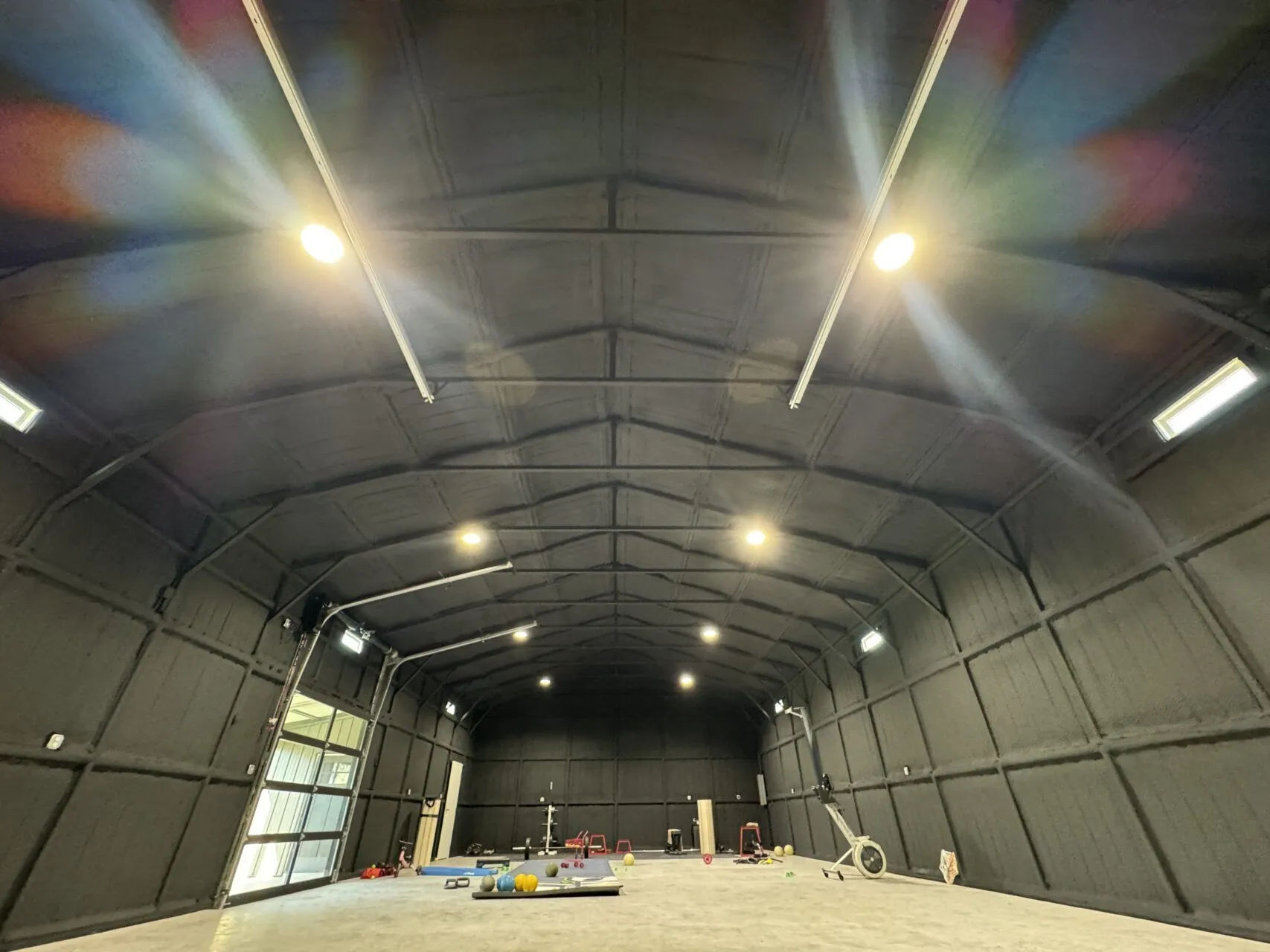 30x65 Steel Storage with Cedar Wrapped Posts in Abilene, TX. 30x65 Steel Storage with Cedar Wrapped Posts in Abilene, TX.