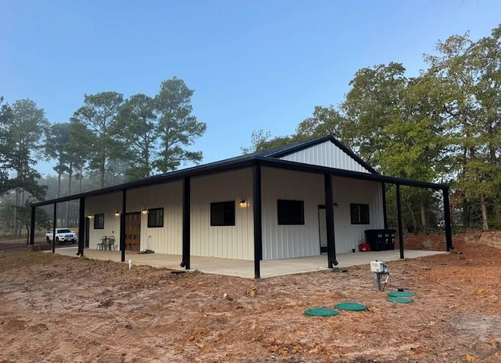 30x60 Fully Custom Red Iron Garage/Storage Building in Bastrop, TX. 30x60 Fully Custom Red Iron Garage/Storage Building in Bastrop, TX.