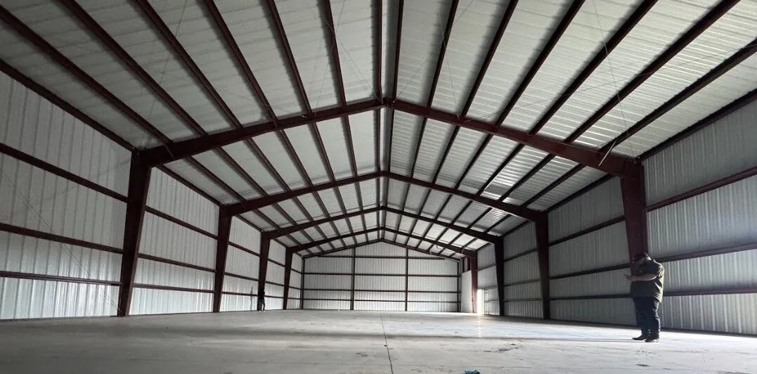 60X120 Commercial Red Iron Storage in Corsicana, TX. 60X120 Commercial Red Iron Storage in Corsicana, TX.