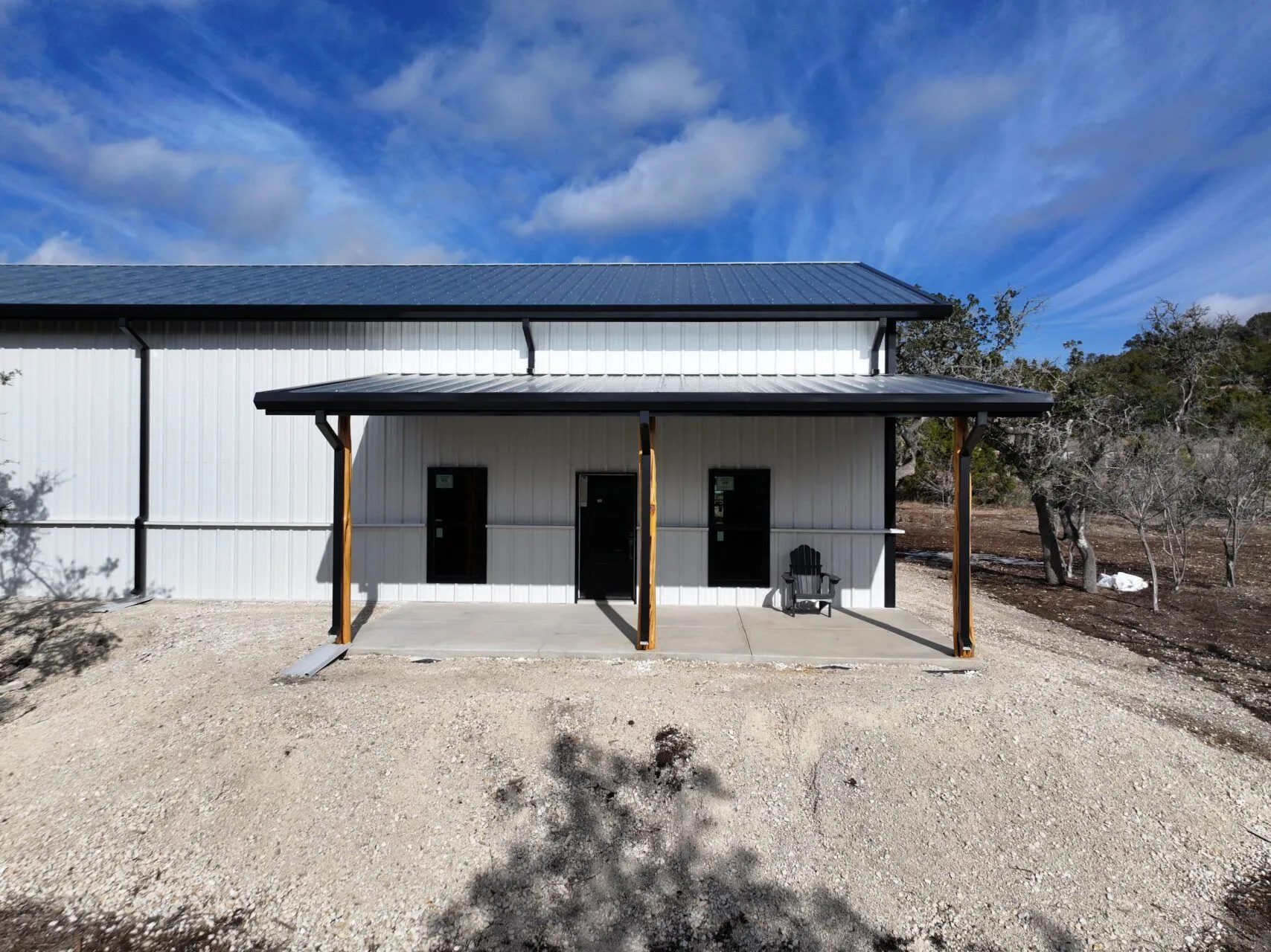 40x80 Custom Steel RV Storage Building in Kerrville, TX. 40x80 Custom Steel RV Storage Building in Kerrville, TX.