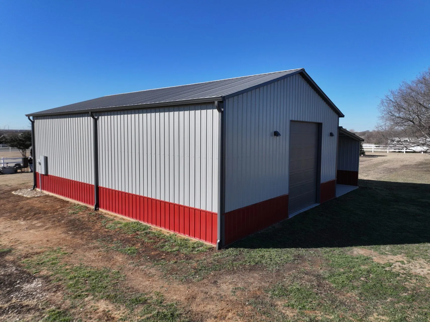 30x45 Garage Workshop with Porch in Fort Worth, TX. 30x45 Garage Workshop with Porch in Fort Worth, TX.