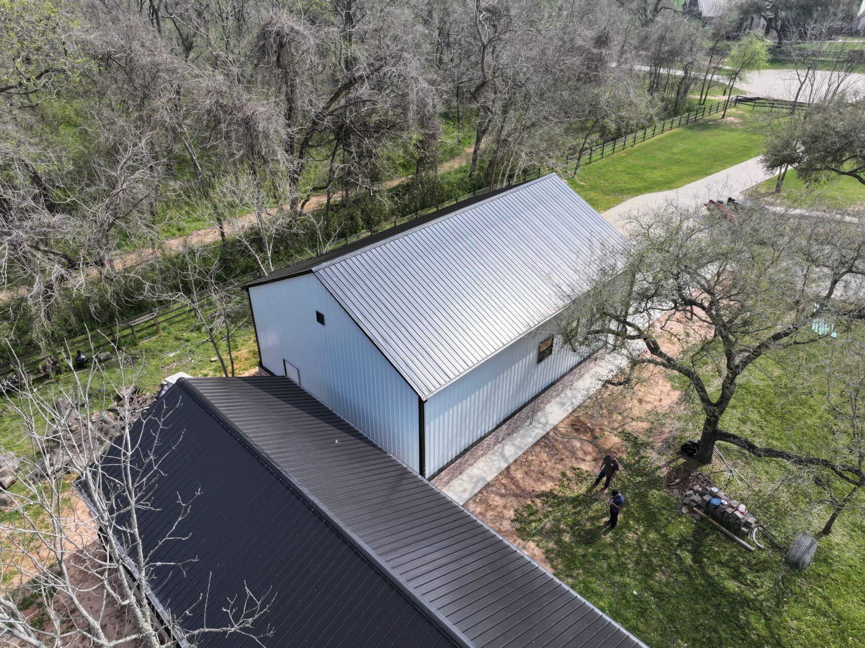 32x45 Metal Garage and Storage Building in Houston, TX. 32x45 Metal Garage and Storage Building in Houston, TX.