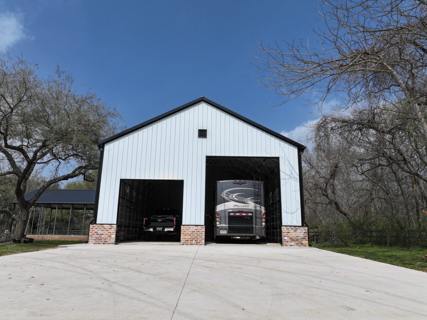 32x45 Metal Garage and Storage Building in Houston, TX. 32x45 Metal Garage and Storage Building in Houston, TX.