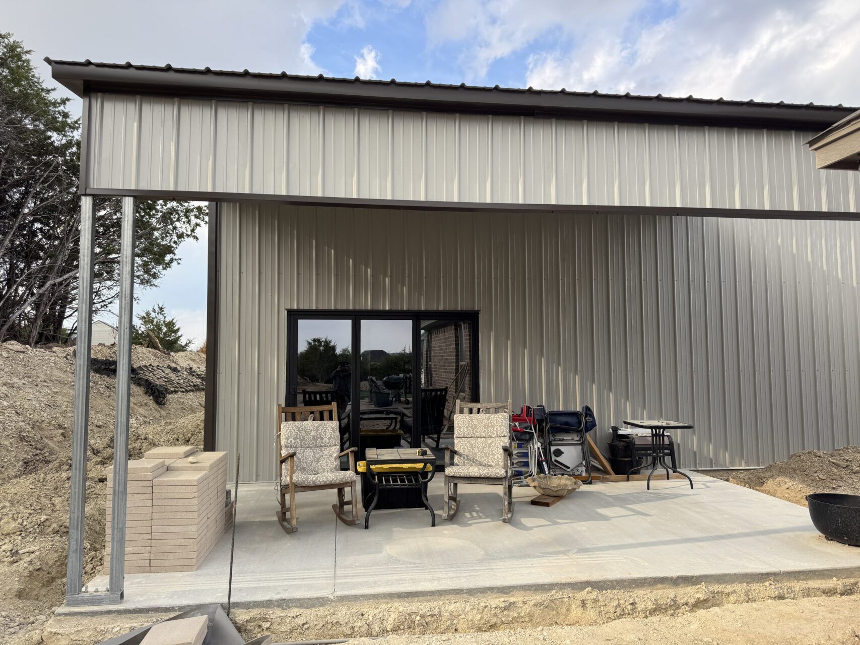 30x40 Custom Detached Race Car Shop in Hudson Oaks, TX. 30x40 Custom Detached Race Car Shop in Hudson Oaks, TX.