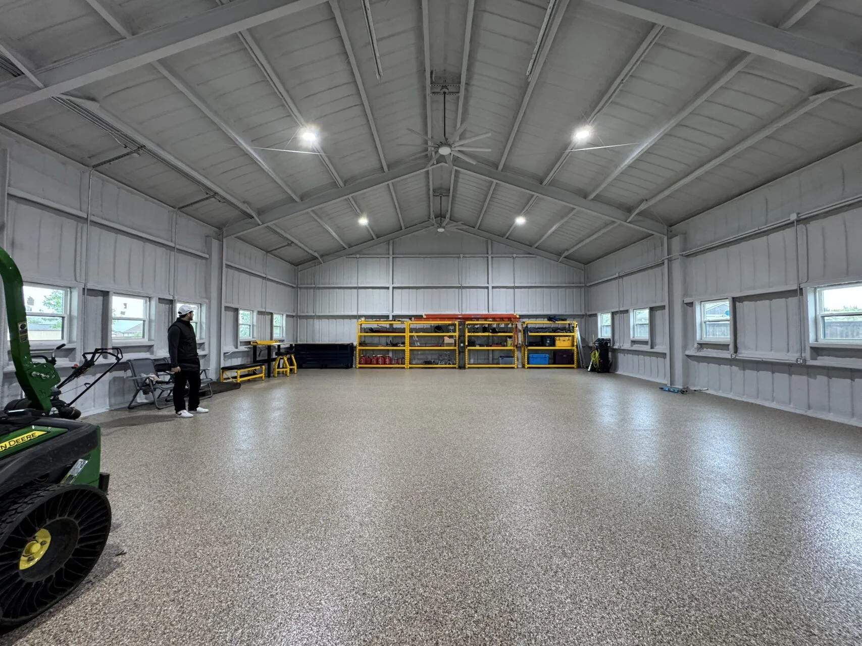 40x50 Detached Workshop Garage with Porch in Midlothian, TX. 40x50 Detached Workshop Garage with Porch in Midlothian, TX.