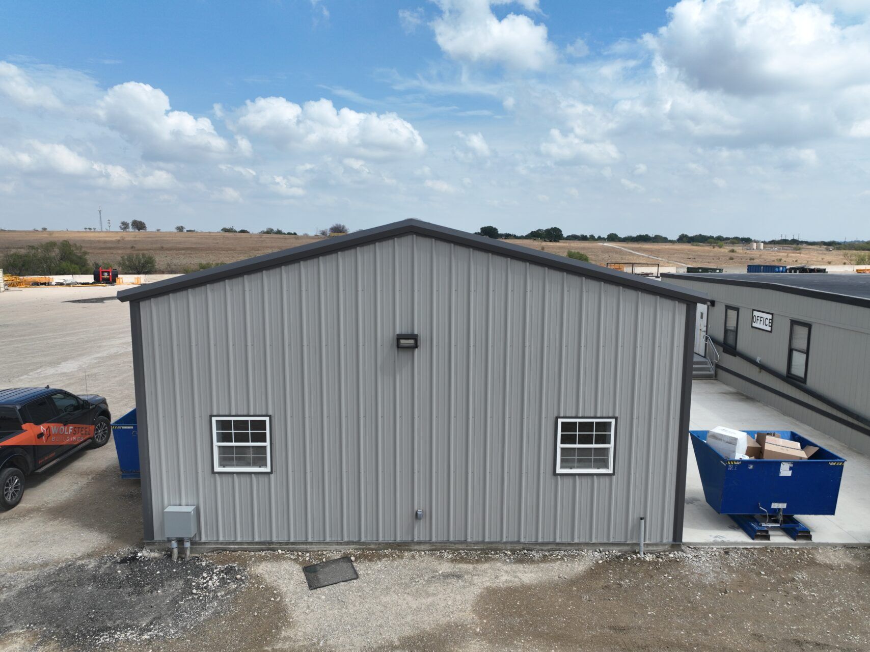 30x50 Engineered Weld Up Red Iron Building 30x50 Engineered Weld Up Red Iron Building