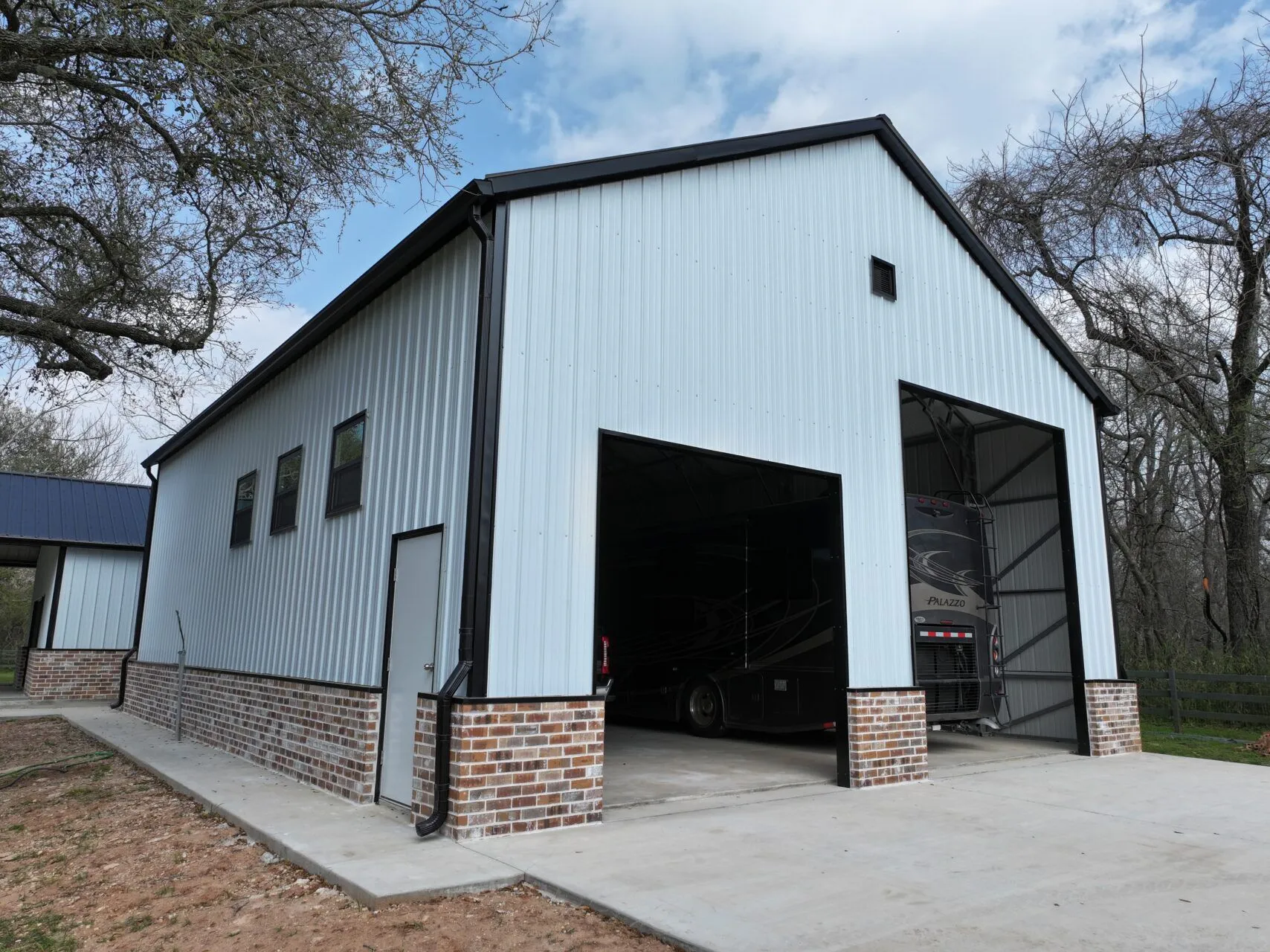 32x45 Metal Garage and Storage Building in Houston, TX. 32x45 Metal Garage and Storage Building in Houston, TX.