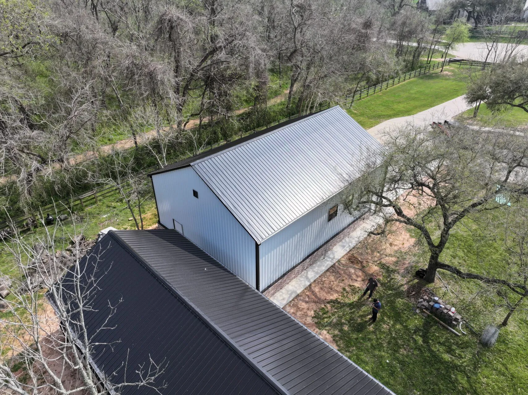 32x45 Metal Garage and Storage Building in Houston, TX. 32x45 Metal Garage and Storage Building in Houston, TX.