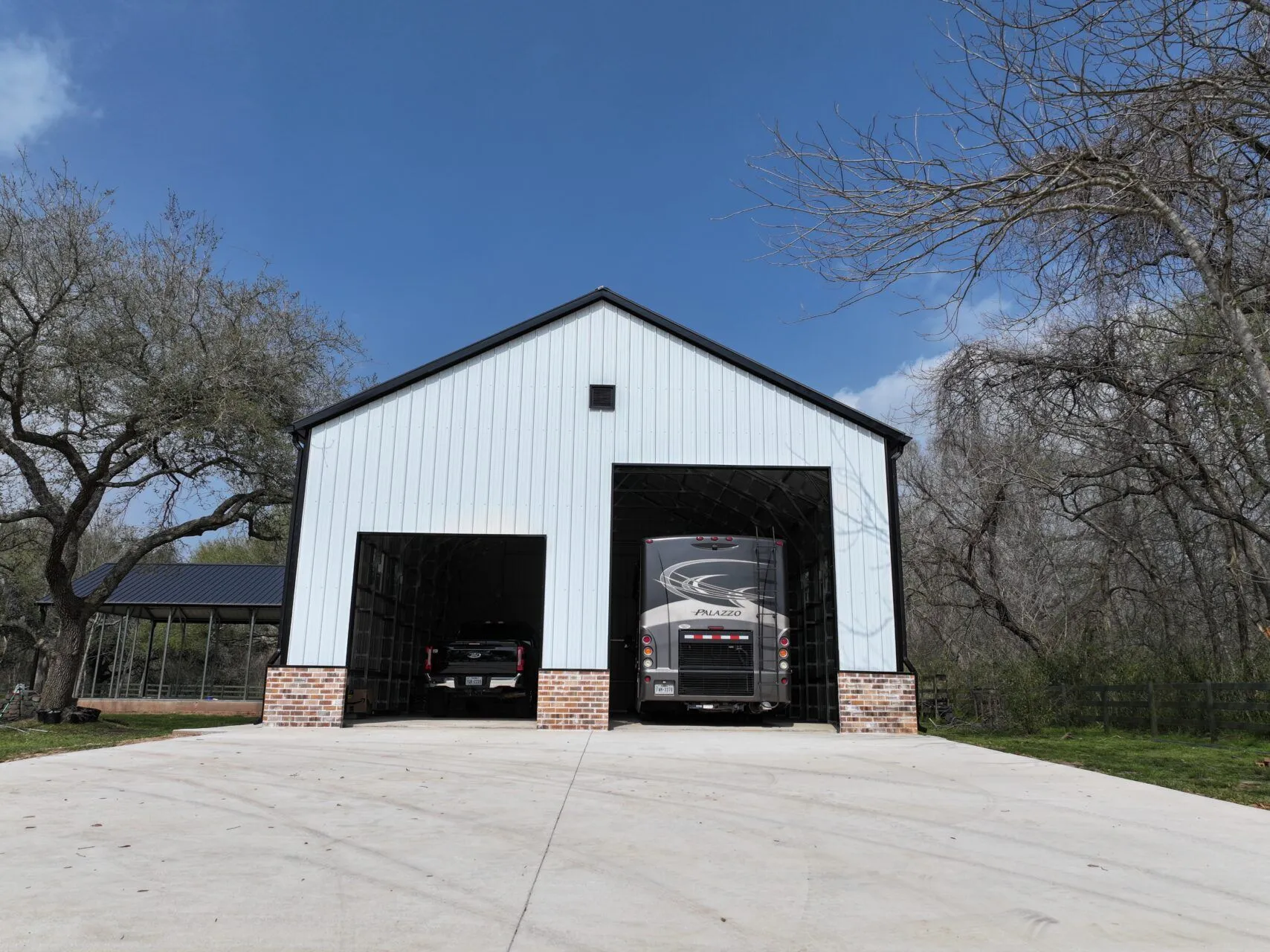 32x45 Metal Garage and Storage Building in Houston, TX. 32x45 Metal Garage and Storage Building in Houston, TX.