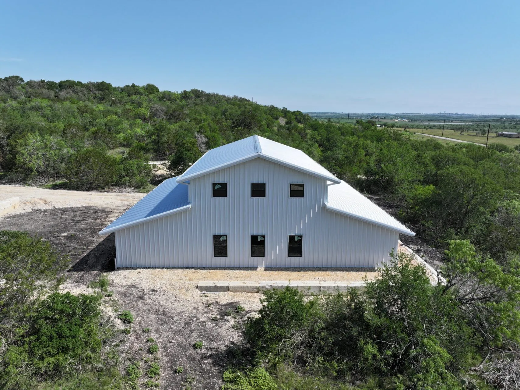 60x55 Texas Modern Barn Building in Seguin, TX. 60x55 Texas Modern Barn Building in Seguin, TX.