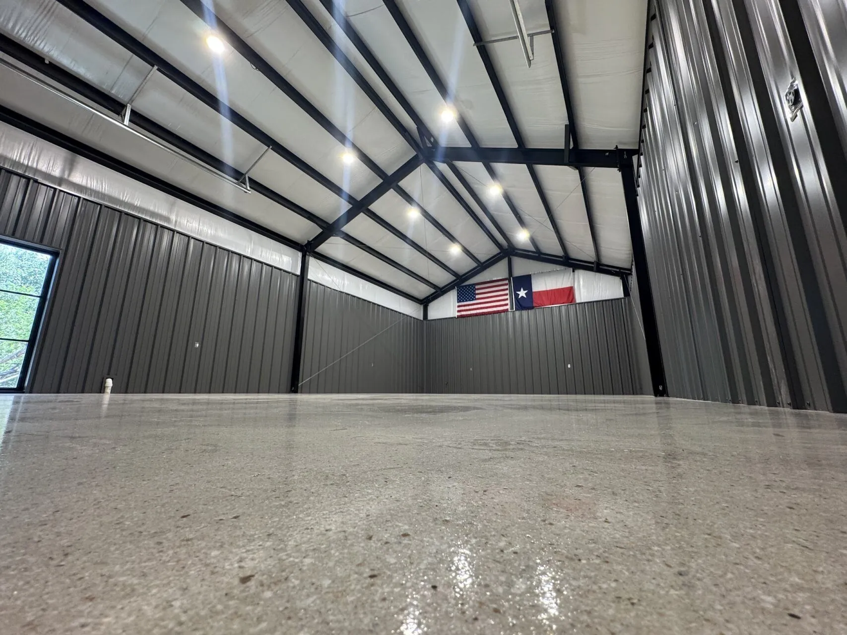 30x50 Red Iron Bolt Up Metal Building in Dripping Springs, TX. 30x50 Red Iron Bolt Up Metal Building in Dripping Springs, TX.