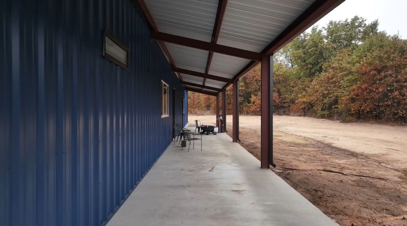 60x110 Massive Metal Home Shell in Boyd, TX. 60x110 Massive Metal Home Shell in Boyd, TX.