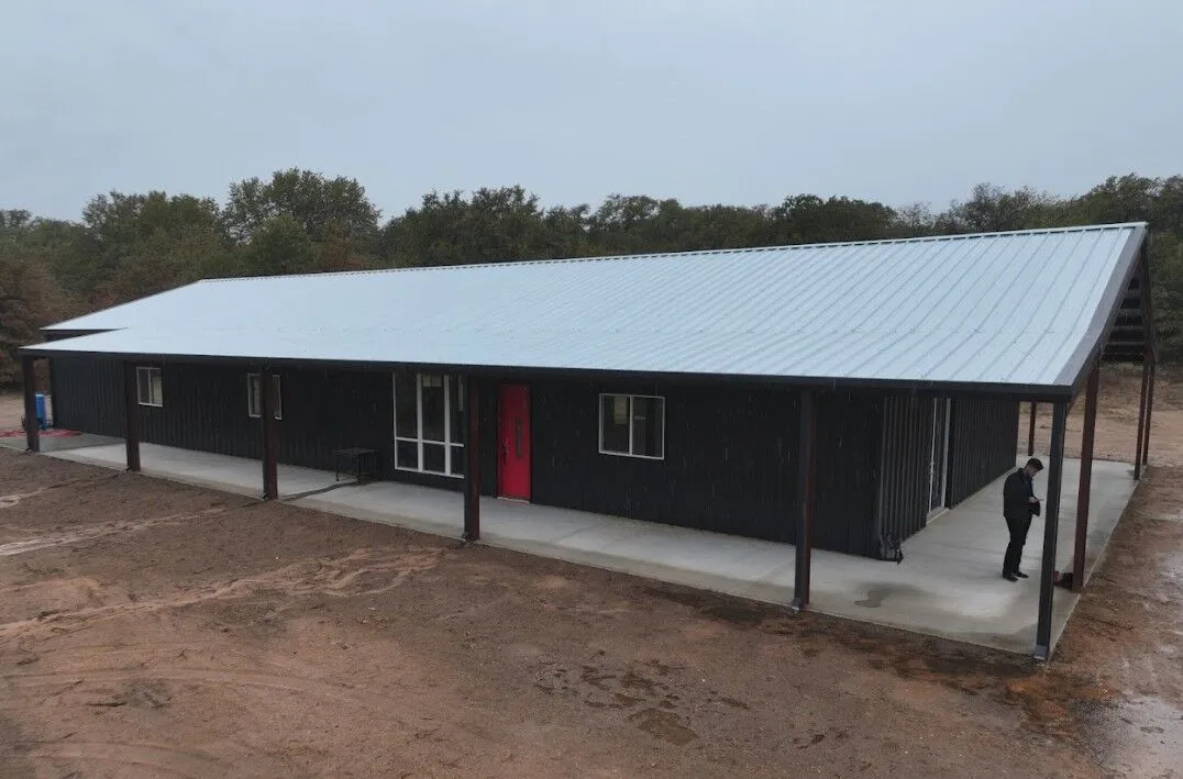 60x110 Massive Metal Home Shell in Boyd, TX. 60x110 Massive Metal Home Shell in Boyd, TX.