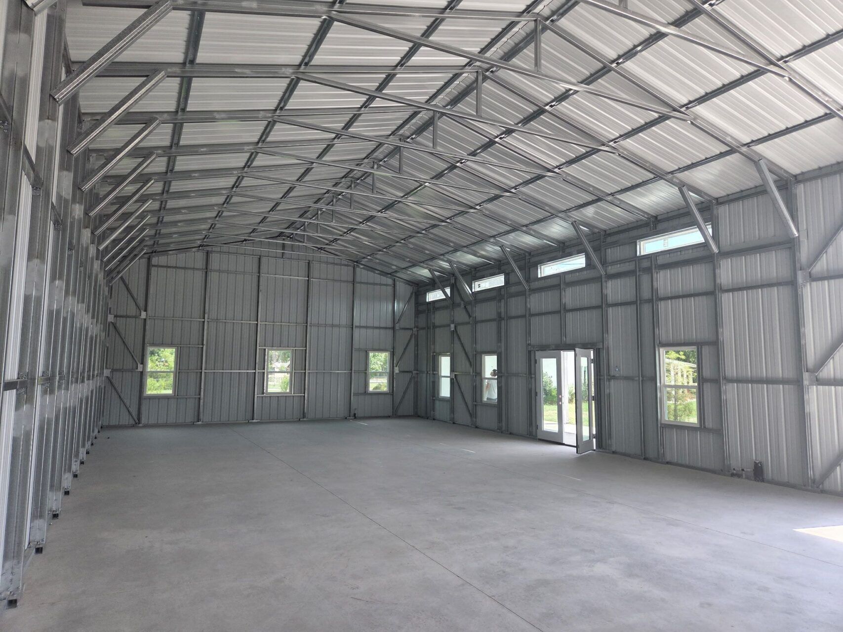 30x60 Custom Metal Building with Cedar Porch in Prosper, TX. 30x60 Custom Metal Building with Cedar Porch in Prosper, TX.