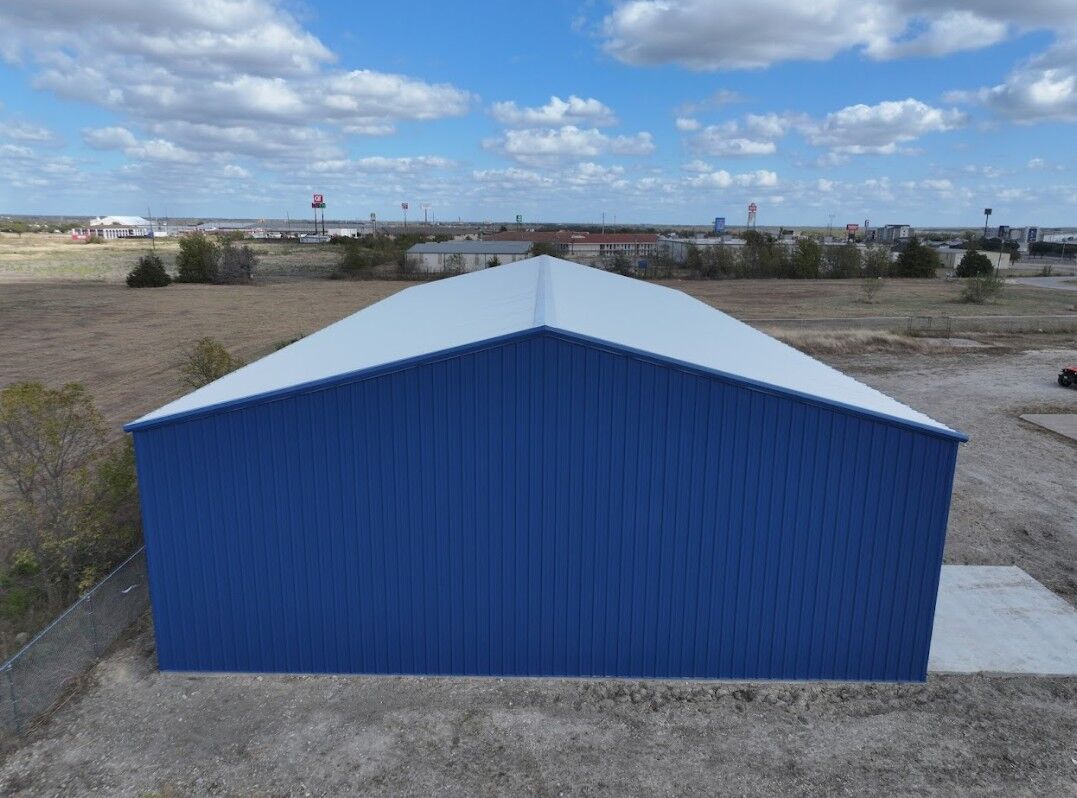 60X120 Commercial Red Iron Storage in Corsicana, TX. 60X120 Commercial Red Iron Storage in Corsicana, TX.