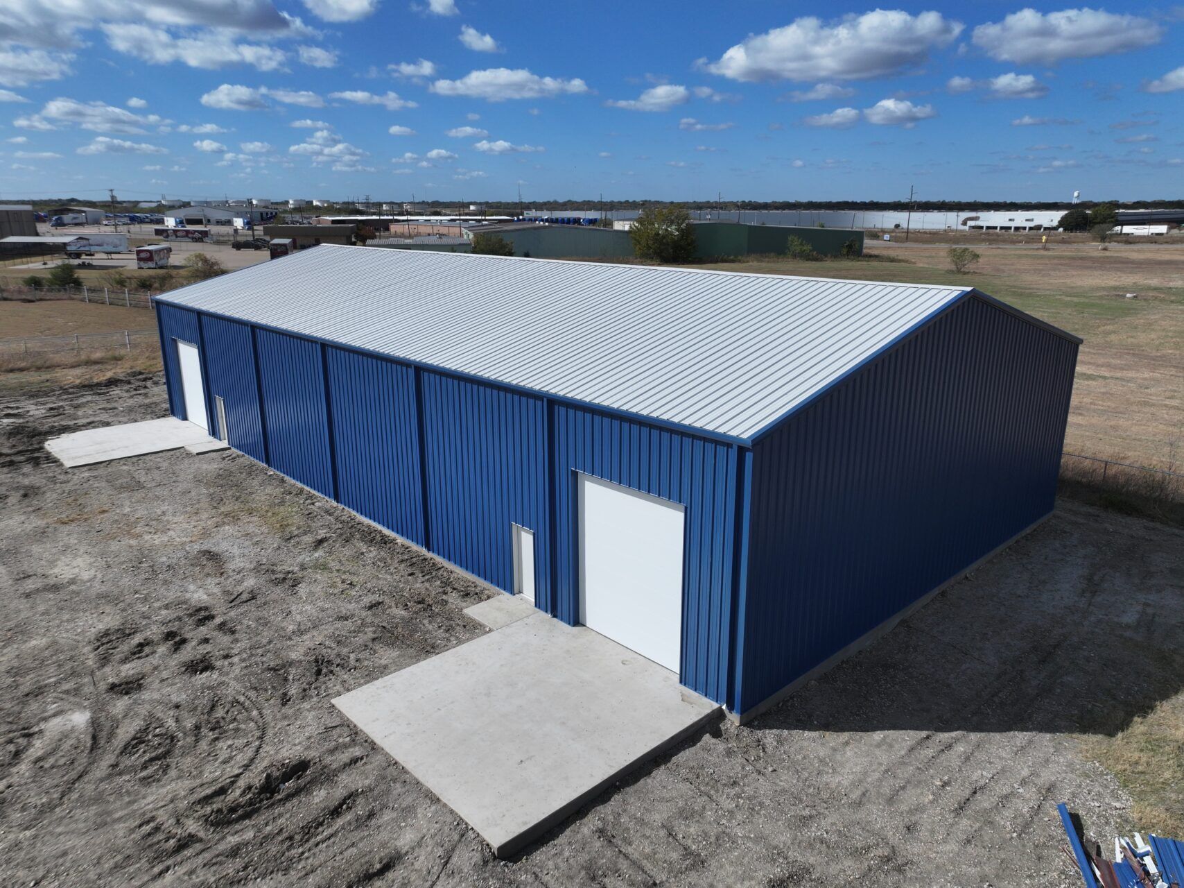 60X120 Commercial Red Iron Storage in Corsicana, TX. 60X120 Commercial Red Iron Storage in Corsicana, TX.