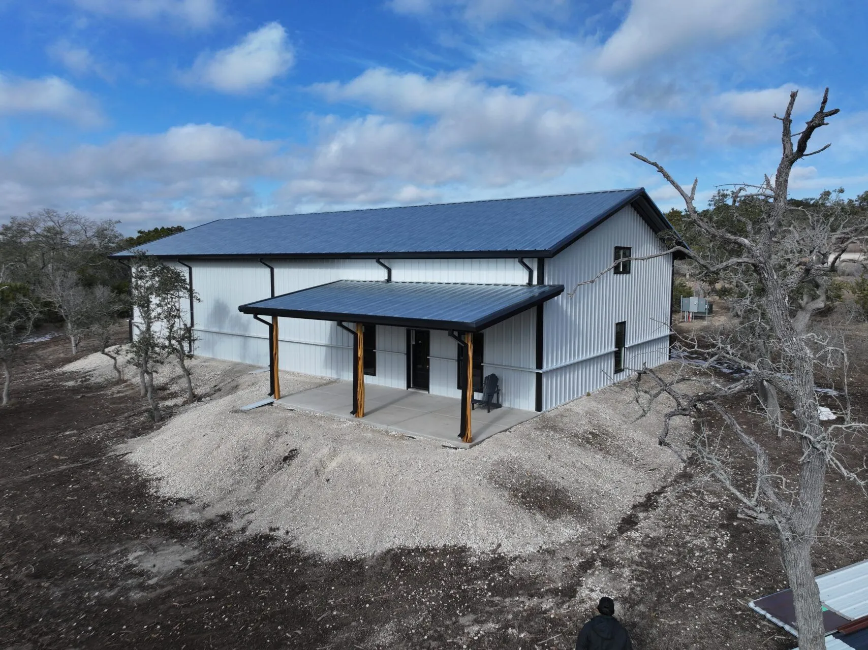 40x80 Custom Steel RV Storage Building in Kerrville, TX. 40x80 Custom Steel RV Storage Building in Kerrville, TX.