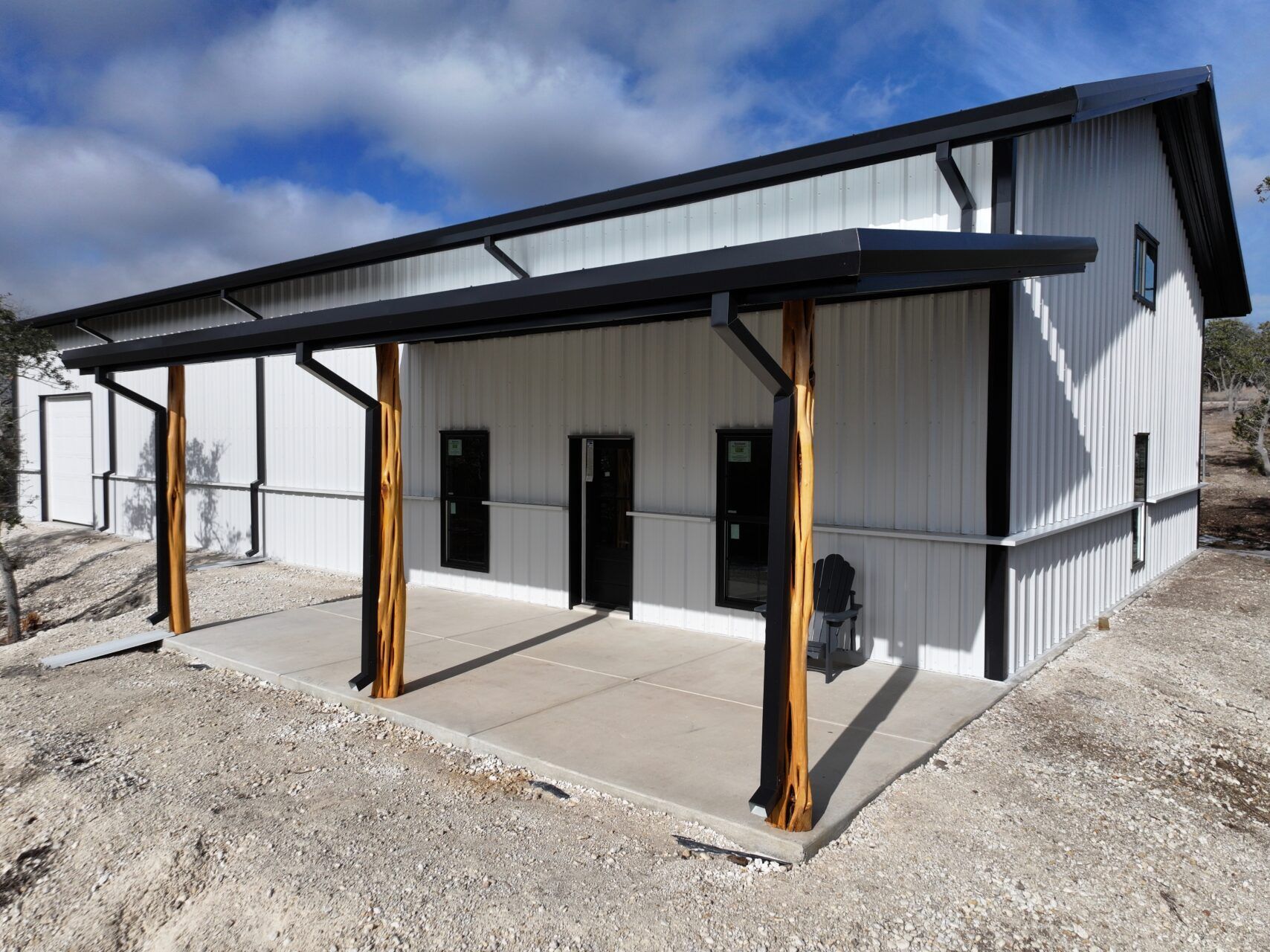 40x80 Custom Steel RV Storage Building in Kerrville, TX. 40x80 Custom Steel RV Storage Building in Kerrville, TX.
