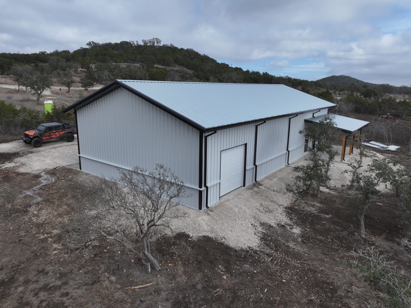 40x80 Custom Steel RV Storage Building in Kerrville, TX. 40x80 Custom Steel RV Storage Building in Kerrville, TX.