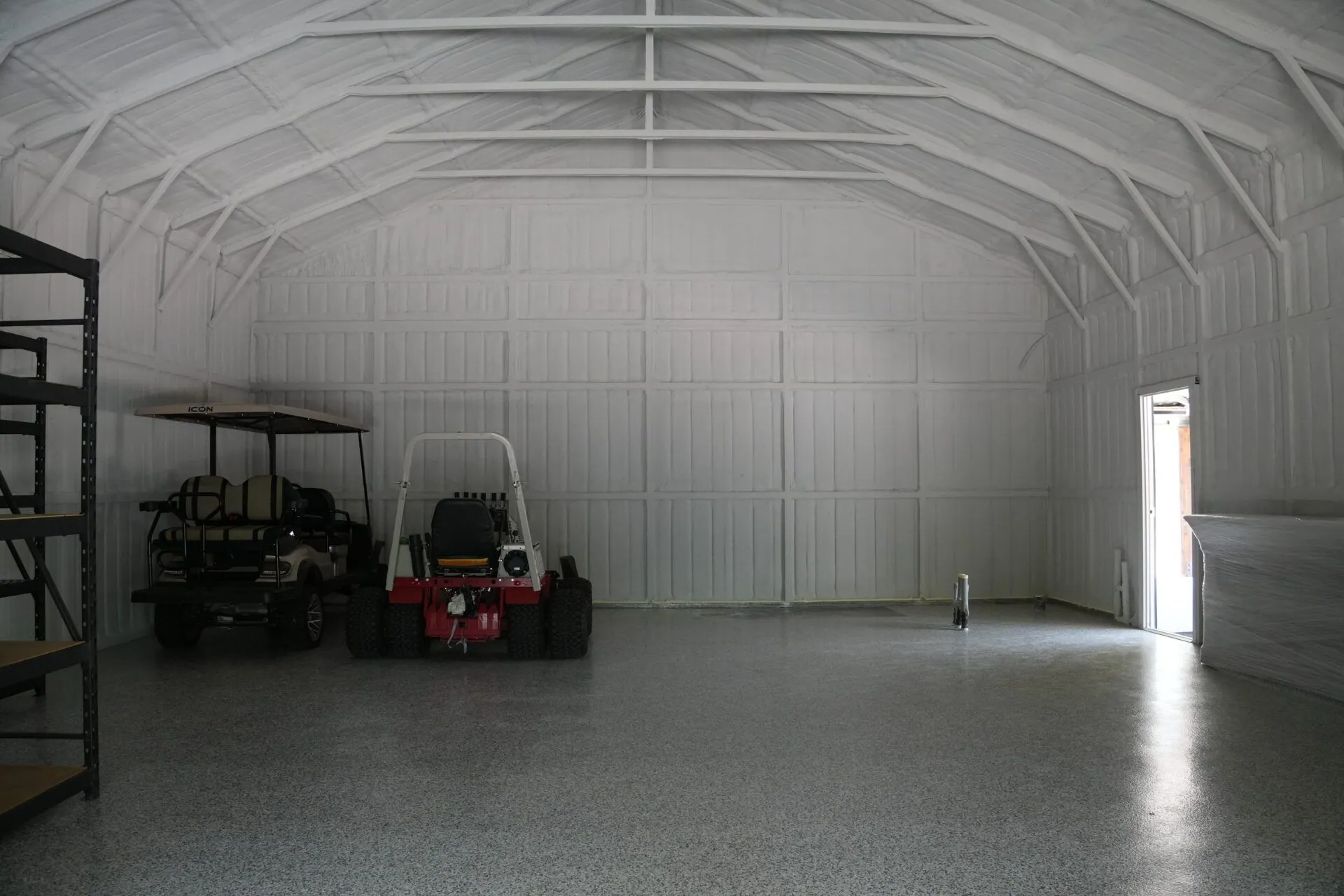 30x60 Custom Blacked-Out Shop with Wrap-around Porch in Montgomery, TX. 30x60 Custom Blacked-Out Shop with Wrap-around Porch in Montgomery, TX.