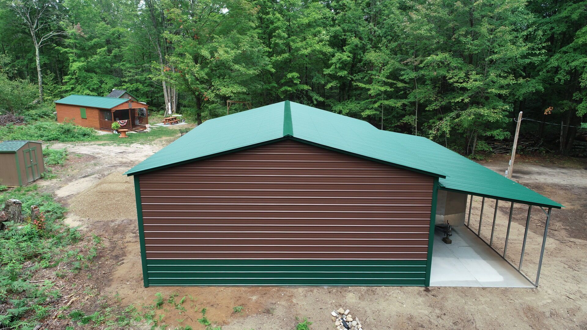 30x40 Metal Building with Lean To