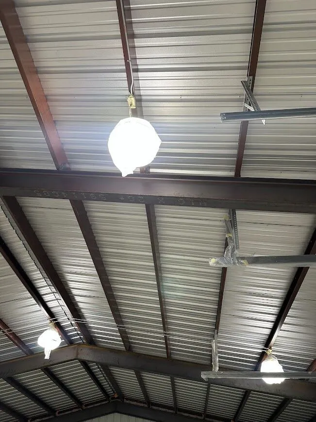 Image 6 50×80 Weld Up Red Iron Steel Building