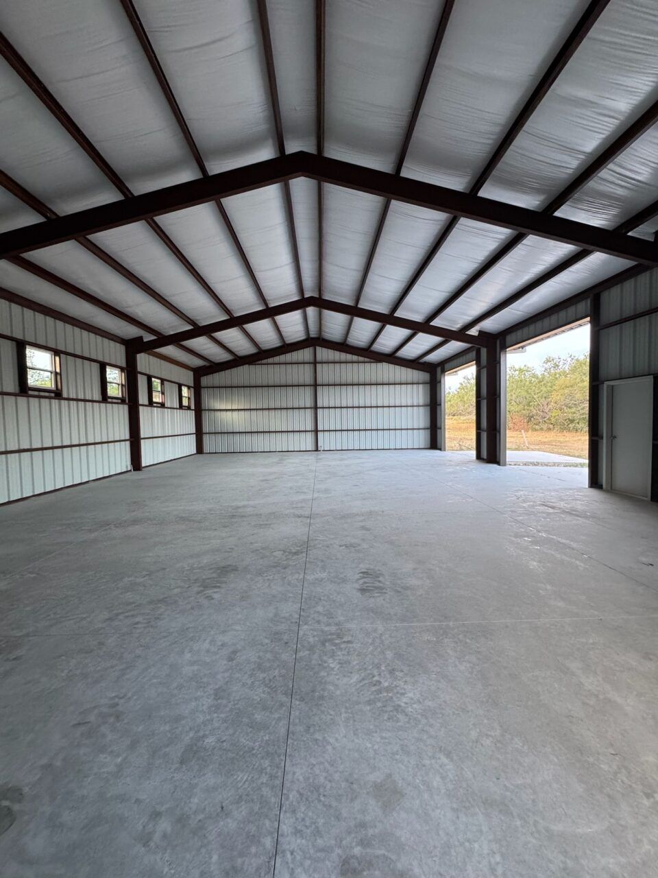 40x60 Weld Up Metal Storage with Concrete Stairs in Lockhart, TX. 40x60 Weld Up Metal Storage with Concrete Stairs in Lockhart, TX.