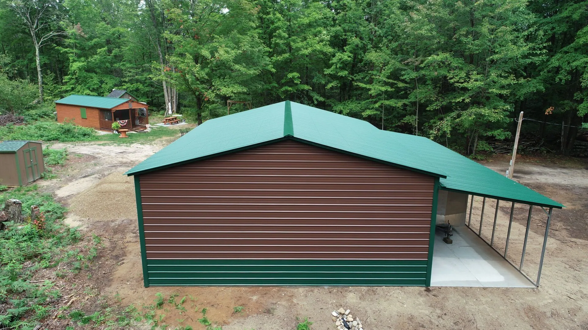 30x40 Metal Building with Lean To 30x40 Metal Building with Lean To