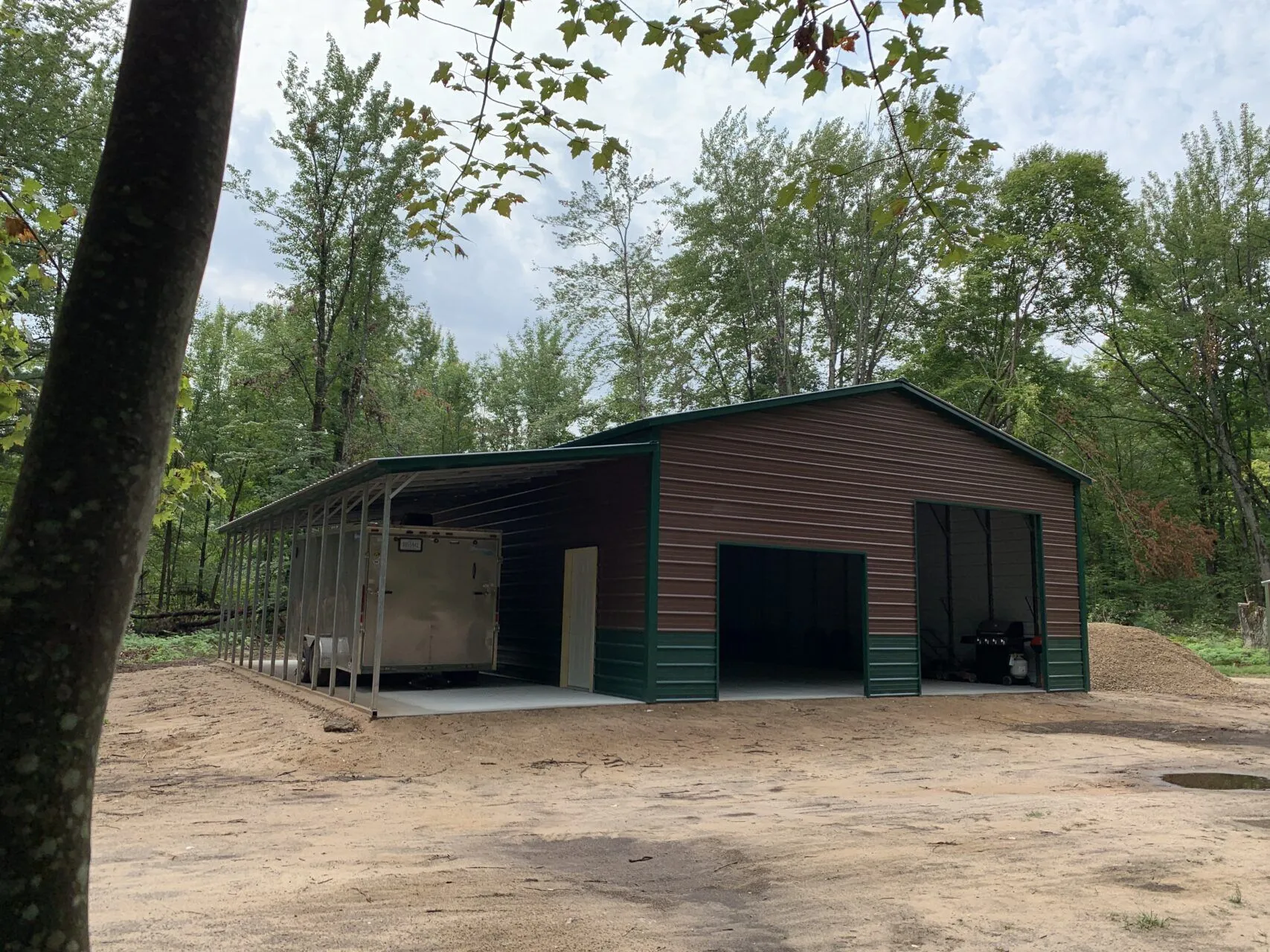 30x40 Metal Building w Lean To (5) 30x40 Metal Building with Lean To
