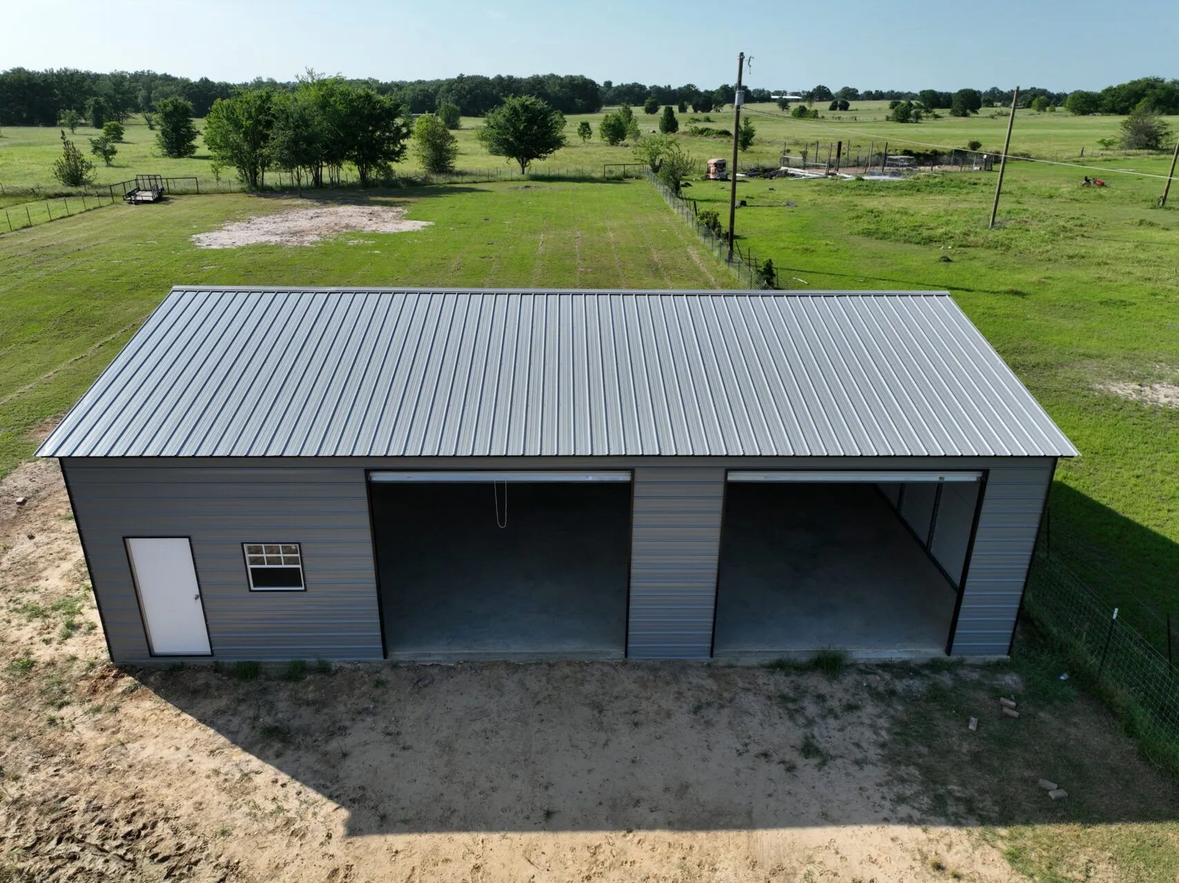 30x50 Steel Garage in Texas (1) 30x50 Steel Garage in Texas (1)