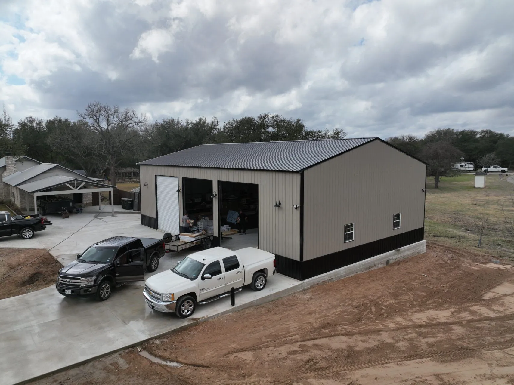 40x60x14 Steel Building in Texas 40x60x14 Steel Building in Texas