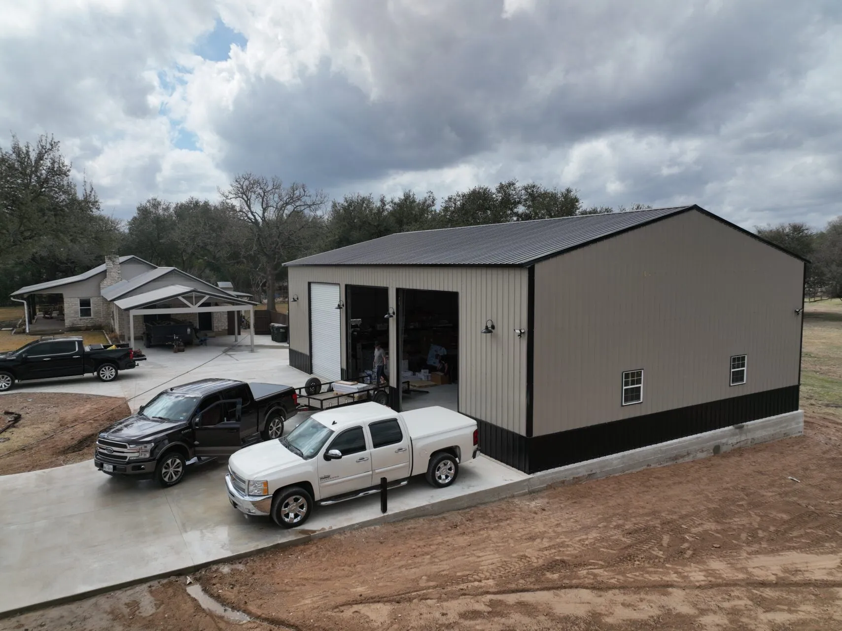 40x60x14 Steel Building in Texas 40x60x14 Steel Building in Texas