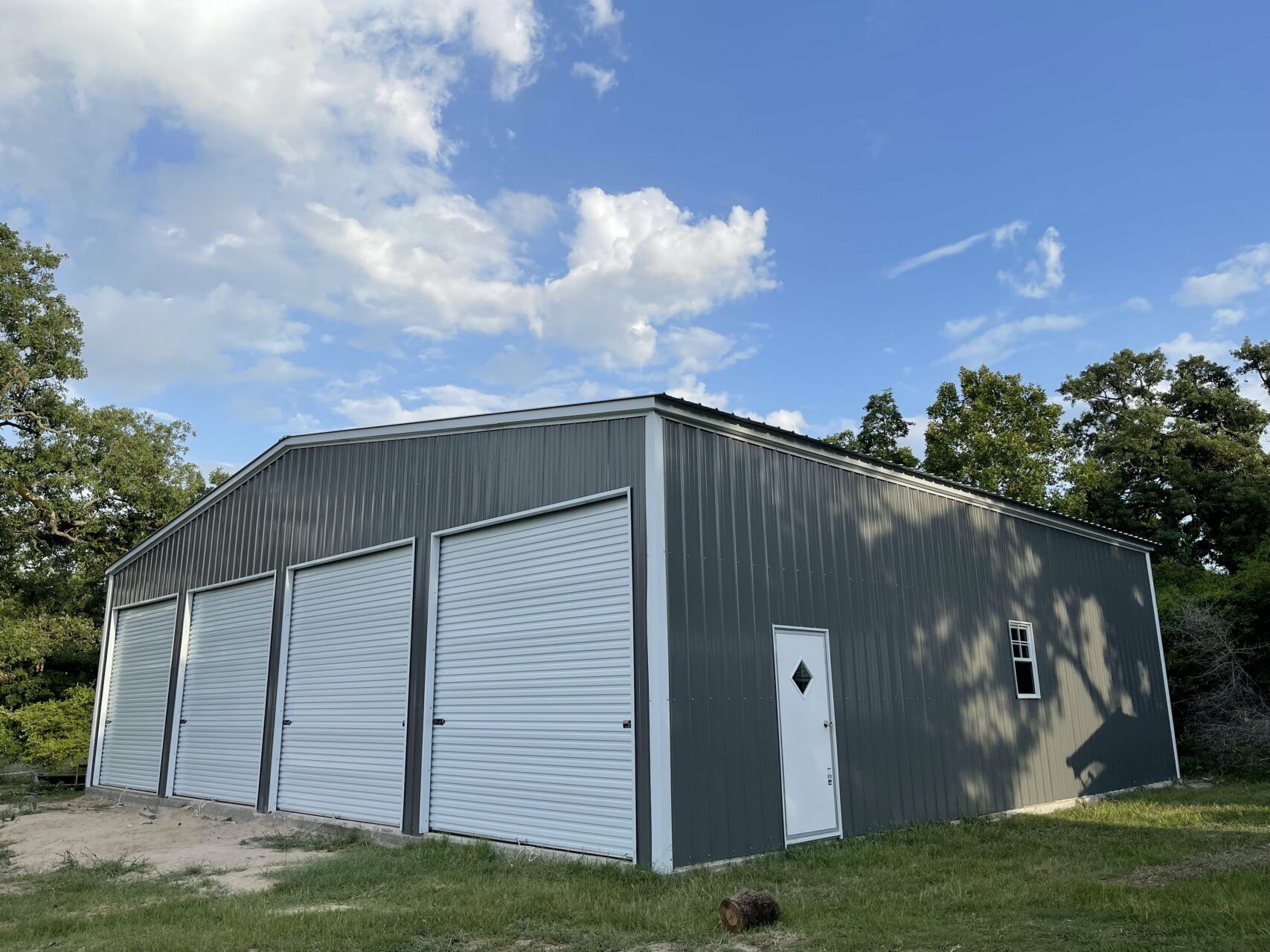 46x40 Steel Building in Texas (11) 46x40 Metal Building in Texas