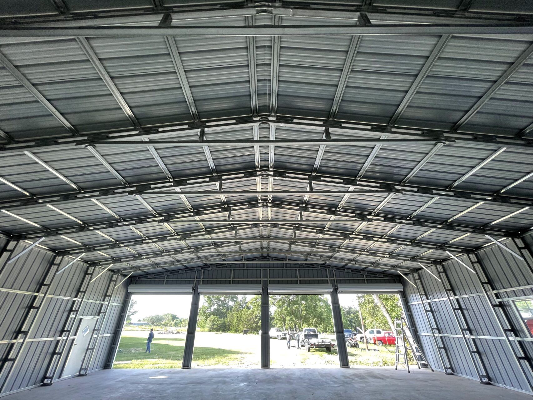 46x40 Steel Building in Texas (5) 46x40 Metal Building in Texas