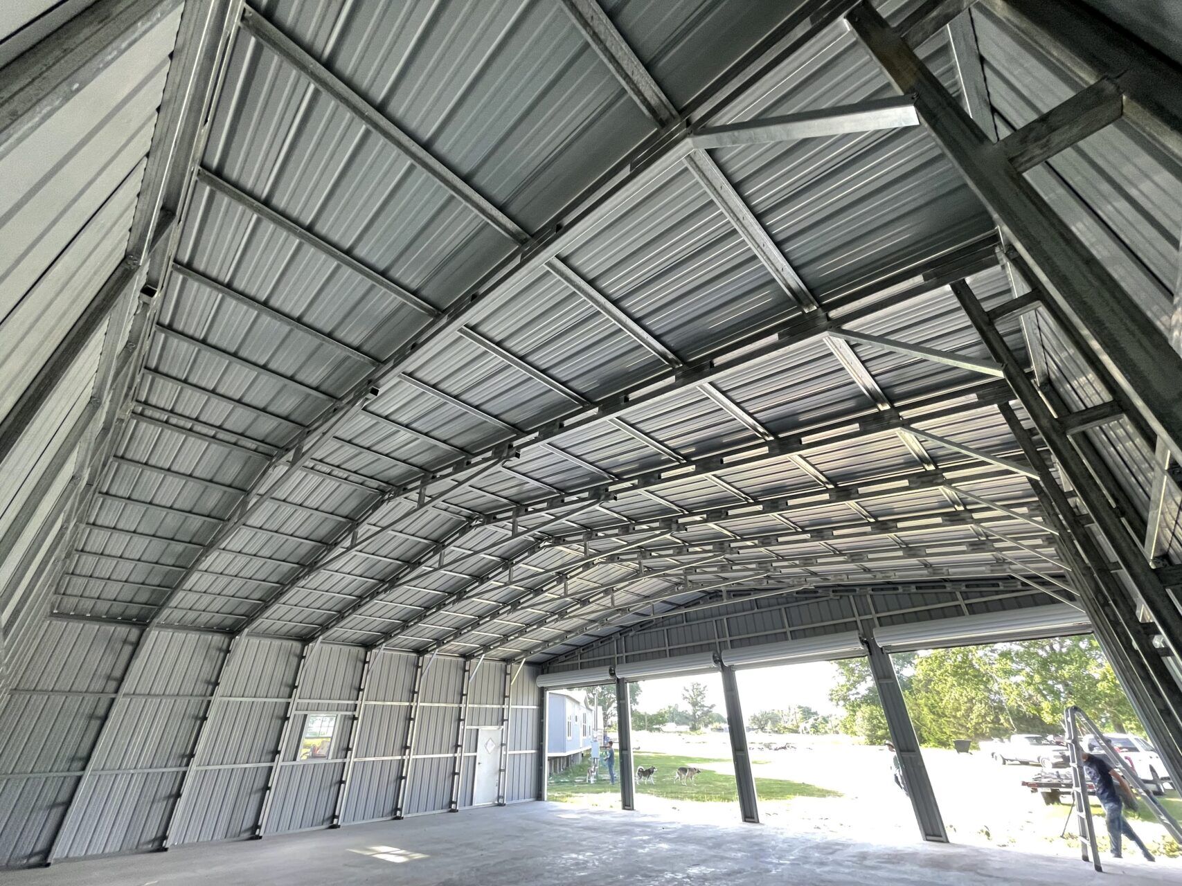 46x40 Steel Building in Texas (6) 46x40 Metal Building in Texas