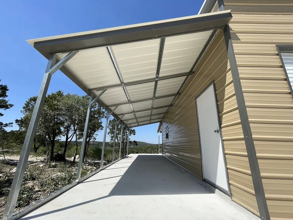 Metal Building with Lean Tos (1)