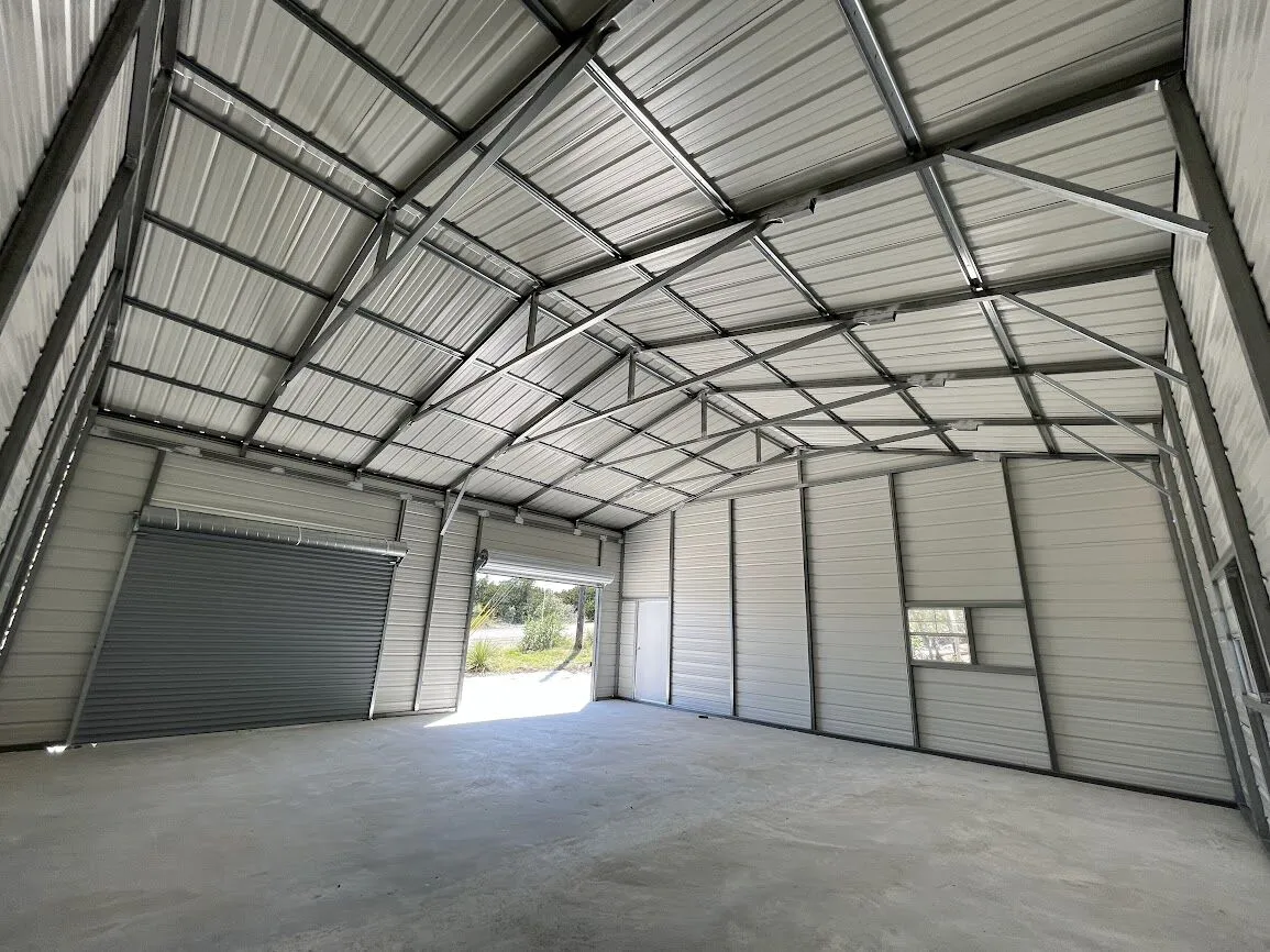 Metal Building with Lean Tos (4)
