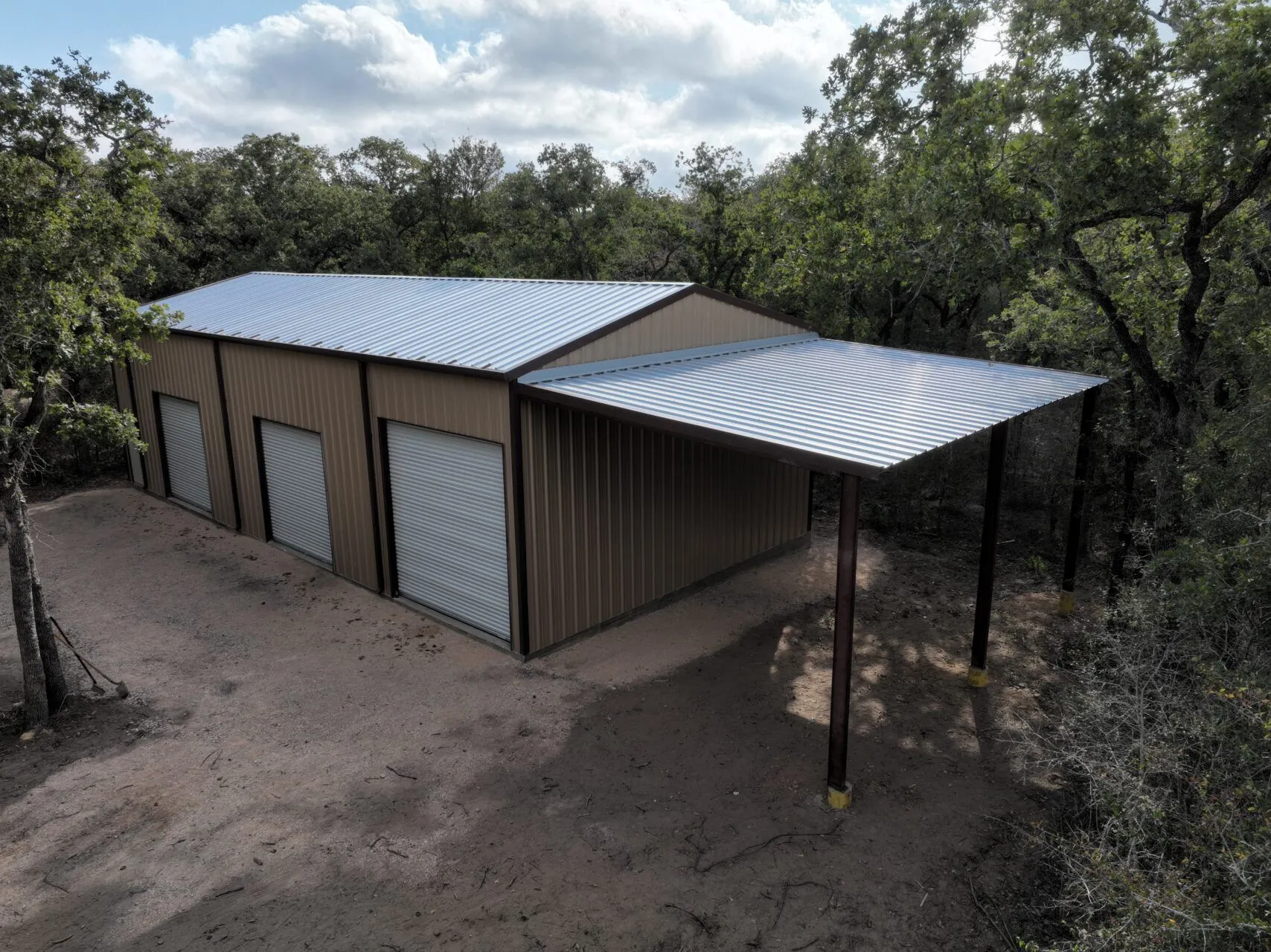 30x60-Weld-up-Metal-Building-in-Kingsbury-Texas 30x60-Weld-up-Metal-Building-in-Kingsbury-Texas