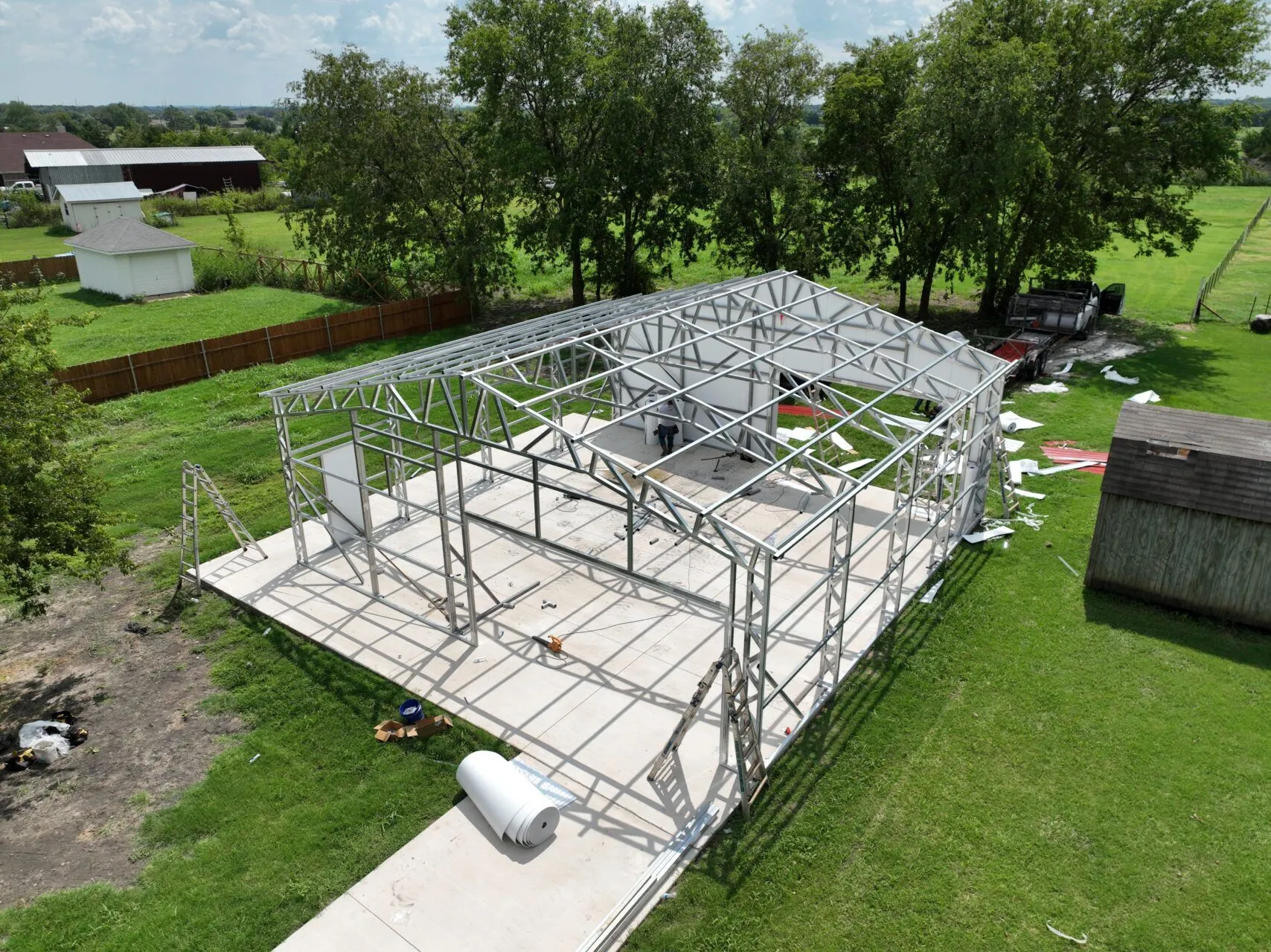 35x35 Texas Metal Building in Red Oaks Texas 35x35 Texas Metal Building in Red Oaks Texas