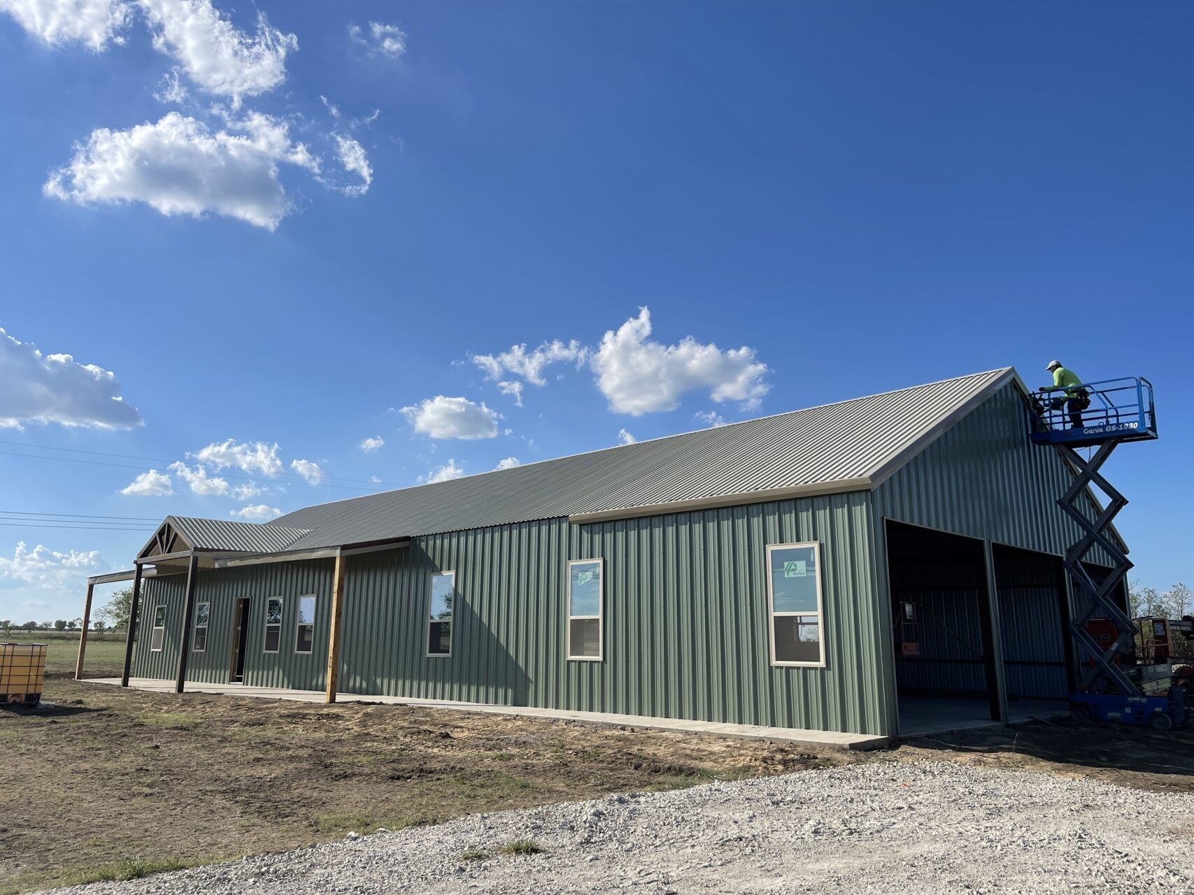 40x80 Red Iron Metal Building 40x80 Red Iron Metal Building